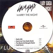 LADY GAGA - MARRY THE NIGHT (PROMO FRANCE) / CD SINGLE 4 MIXES