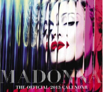 MADONNA - THE OFFICIAL 2013 CALENDAR