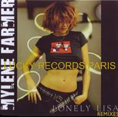 MYLENE FARMER - LONELY LISA (REMIXES) JAUNE / MAXI 33 TOURS FRANCE