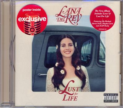 LUST FOR LIFE / LANA DEL REY / CD ALBUM AVEC POSTER / USA 2017