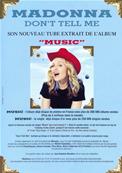 FLYER BON DE PRECOMMANDE DON'T TELL ME / PROMO FRANCE