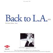 BACK TO L.A. / CDS PROMO CARTON FRANCE