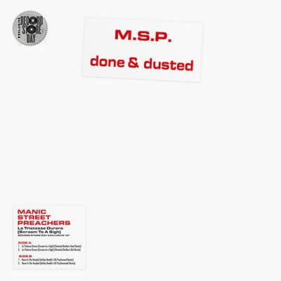 MANIC STREET PREACHERS / LA TRISTESSE DURERA (SCREM TO A SIGH) (REMASTERED / MAXI 12" / RECORD STORE DAY 2020