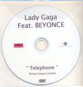 LADY GAGA + BEYONCE / TELEPHONE (3) / DVD SINGLE PROMO / FRANCE